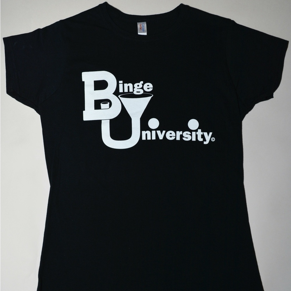 NEW!! Binge University baby doll style women’s t-shirts